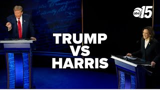 ABC News Presidential Debate Harris and Trump meet in Philadelphia [upl. by Gow]