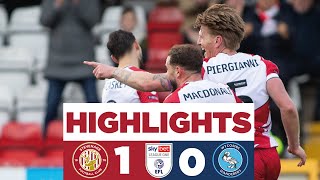 Stevenage 10 Wycombe Wanderers  Sky Bet League One Highlights [upl. by Pammy]