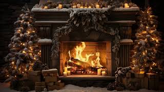 Stay Warm And Cozy This Christmas  Helps Sleep Instantly  Fireplace Burning [upl. by Aileahcim308]