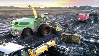 FORAGE HARVESTER in the MUD  2020 Corn Silage in France  Short History [upl. by Zysk]