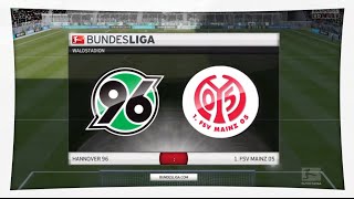 Hannover 96 vs 1 FSV Mainz 05 ✪ 20 Spieltag Bundesliga ✪ Prognose FIFA 16 PS4 [upl. by Barren]