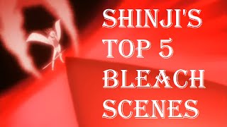 Top 5 Bleach  Shinji Hirako Moments  Best Scenes  Anime  English Dub [upl. by Onidranreb280]