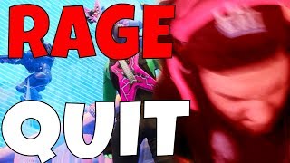 RAGE QUIT FORTNITE BATTLE ROYALE [upl. by Afas]