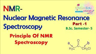 NMR Spectroscopy Organic Chemistry BSc 3rd Year Chemistry Part 1 Introduction BSc 5th Semester [upl. by Esiocnarf447]