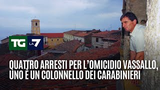 Quattro arresti per l’omicidio vassallo Uno è un colonnello dei carabinieri [upl. by Diahann]