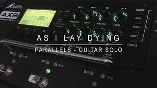 As I Lay Dying  Parallels Guitar Solo [upl. by Namolos]