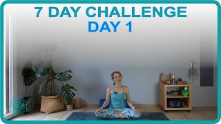 Starting My 7 Day Vinyasa Yoga Challenge Today yogachallenge [upl. by Haymes]