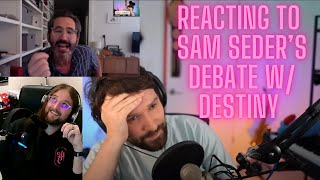 Sam Seder v Destiny DEBATE REACTION [upl. by Ahsilat648]