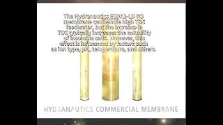 The increase of influent TDS of Hydranautics ESPA2LD RO membrane w [upl. by Zamora]