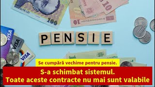 Se cumpără vechime pentru pensie Sa schimbat sistemul Toate aceste contracte nu mai sunt valabile [upl. by Alamaj554]