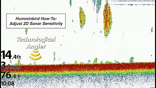 Humminbird HELIX Quick Tip 2D Sonar Sensitivity [upl. by Reba]