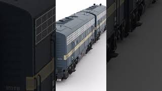 HO Scale FUnits in many paint schemes train 3danimation railroadhoscale [upl. by Rosenfeld]