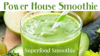 How To Make a Powerhouse Superfood Smoothie  Smoothie Recipe [upl. by Aleece]