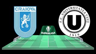 FC Universitatea Craiova vs FC „U” ClujNapoca  Superliga  09022024  COMENTARIU LIVE [upl. by Klug]