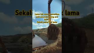 Tes pakai long arm sany anakrantau excavatorlongarm [upl. by Blakeley]