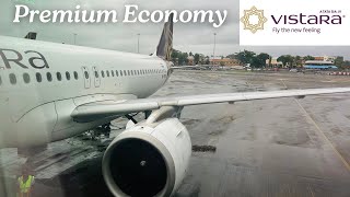 Flight Review Vistara PREMIUM Economy  A320neo  Coimbatore  Mumbai [upl. by Uzzia]