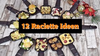 12 RACLETTE Ideen herzhaft und süß Pfännchen Rezepte von Lieblingsgeschmack [upl. by Hinkel]