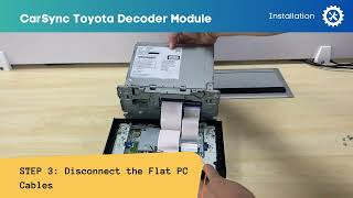 CarSyncTech Install Toyota Tacoma 20142019 Factory Decoder Module Apple CarPlay Android Auto [upl. by Oirazan]