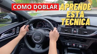 TECNICAS PARA APRENDER A DOBLAR AL CONDUCIR UN AUTO EN TUS PRIMERAS CLASES DE MANEJO [upl. by Kipp]