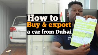 How to buy and export a car from Dubai Milelecorp [upl. by Bronez]