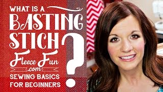 What is a basting stitch [upl. by Ylrehc]