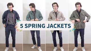 5 Jackets for Spring and Summer and How to Wear Them [upl. by Yregerg]