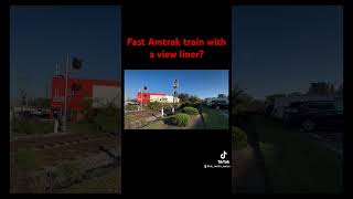 Fast Amtrak train with viewliner [upl. by Alair161]