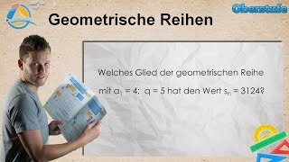 Geometrische Reihen  Oberstufe ★ Übung 1 [upl. by Hatti]