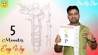 How To Draw Nephron Diagram In Just 5 Minutes [upl. by Ahsimaj173]