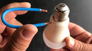 DUAS FORMAS SIMPLES DE CONSERTAR LÂMPADA DE LED PISCANDO E QUEIMADA [upl. by Imray749]