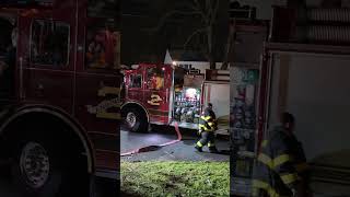 Norton Darien and Rowayton Fire Departments training session with donated house [upl. by Sucram625]