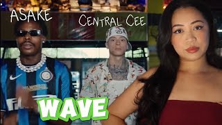 WAVE  ASAKE CENTRAL CEE MUSIC VIDEO REACTION [upl. by Hisbe]