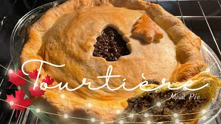 Tourtière  French Canadian Meat Pie [upl. by Nochur]