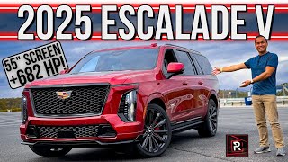 The 2025 Cadillac Escalade V ESV Is An Extra Large amp Luxurious SUV With Insane Tech [upl. by Einatirb]