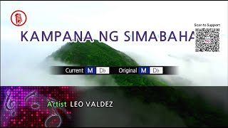 Kampana Ng Simbahan  Leo Valdez Karaoke Version [upl. by Dorian922]