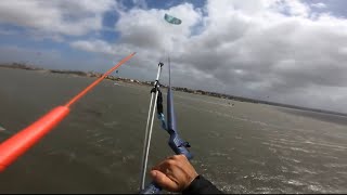 Double Kiteloop crash kitesurf viral viralvideo dontpullthebar [upl. by Hilly]