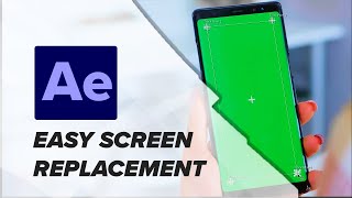 After Effects Tutorial Keylight Effect Tracker Screen Replacement [upl. by Yamauchi]