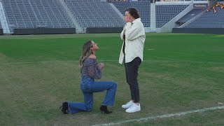 Proposing to my girlfriend 10 Things I Hate About You Proposal [upl. by Attener]