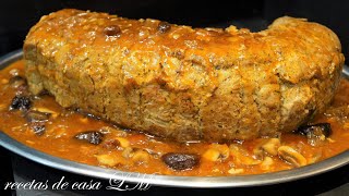 LOMO RELLENO SIN HORNO RECETA FÁCIL PARA NAVIDAD [upl. by Onimod]