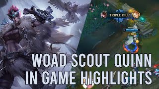 WOAD SCOUT QUINN IN GAME HIGHLIGHT [upl. by Ennailuj580]