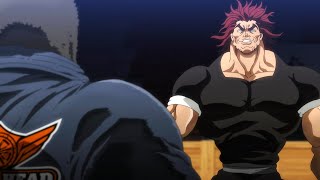 Yujiro vs Kuroki Gensai amp Reinhold vs Oliva  Baki Hanma VS Kengan Ashura [upl. by Ardolino]