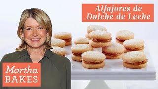 Martha Stewart’s Alfajores de Dulce de Leche  Martha Bakes Recipes  Martha Stewart [upl. by Eninnaj148]