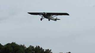 Spirit of St Louis landing  Old Rhinebeck Aerodrome 083119 [upl. by Savvas]