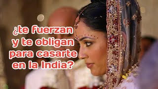 sobre matrimonio arreglado hindú de la India 😱 Boda india arreglada 🇮🇳 [upl. by Anayit350]