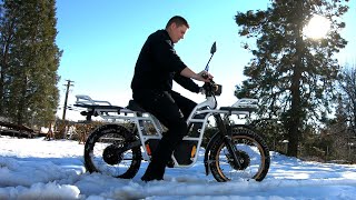 Ebike in the snow  fun or miserable [upl. by Jaquith]