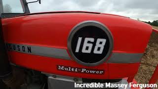 1975 Massey Ferguson 168 Multi Power 2WD 39 Litre 4Cyl Diesel Tractor 69HP Blakesley 2022 [upl. by Etsyrk]