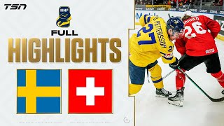 Sweden vs Switzerland FULL HIGHLIGHTS  2024 World Junior Championship quarterfinal [upl. by Ahtelrac672]