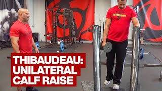 Dumbbell Unilateral Standing Calf Raise [upl. by Marutani822]