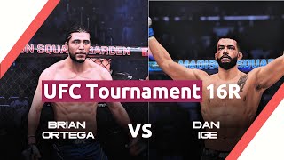 UFC 브라이언 오르테가 VS 댄 이게  16강 [upl. by Grania]