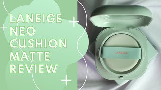 Laneige Neo CushionMatte Review  mg [upl. by Morgana378]